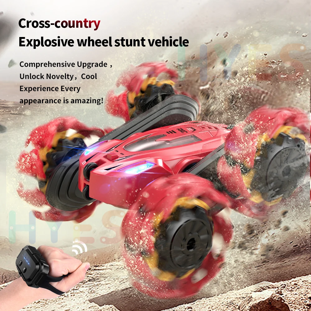 Rc Sunt Cars Dzieci 2.4G Wybuchowe koło Szybki elektryczny zdalnie sterowany samochód Off-Road Rock Crawler Dorosłe dzieci Prezenty RC Zabawki