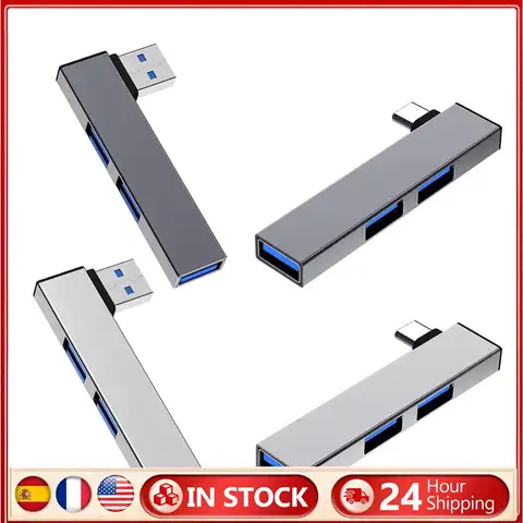 3 in 1 USB Docking Station OTG USB 3.0/Type-C 3.0 To 3 USB USB HUB Type C HUB Speed 5.0Gbps 3 Port for PC Computer Laptop