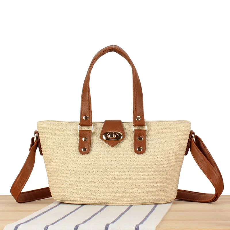 2023 New Trendy Summer Fashion Versatile Handheld Bag for Leisure Vacation Photography Grass Weaving Crossbody Bag