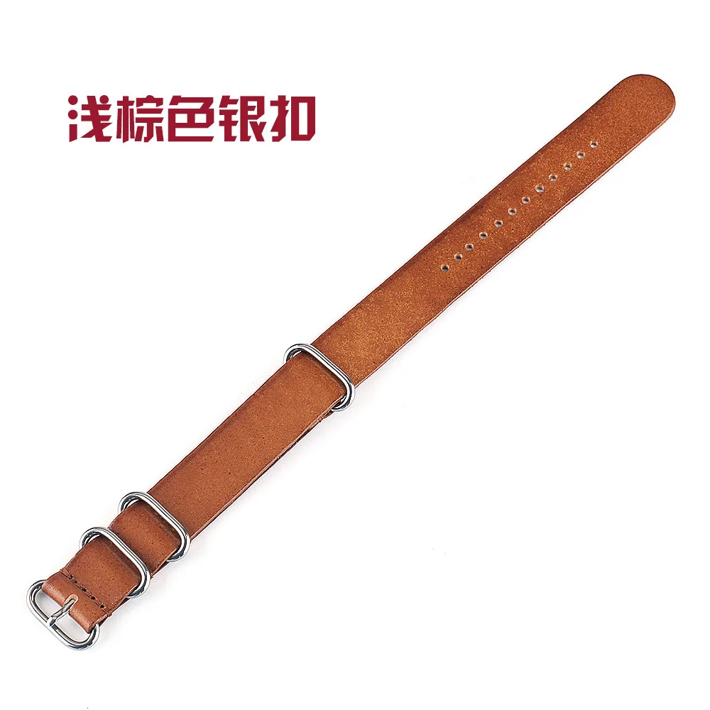 14mm 16mm 18mm 20mm 22mm 24mm Vintage Cow Leather Watchband Watch Strap Man Women Bracelet Band Adjustment Accessories Wristband