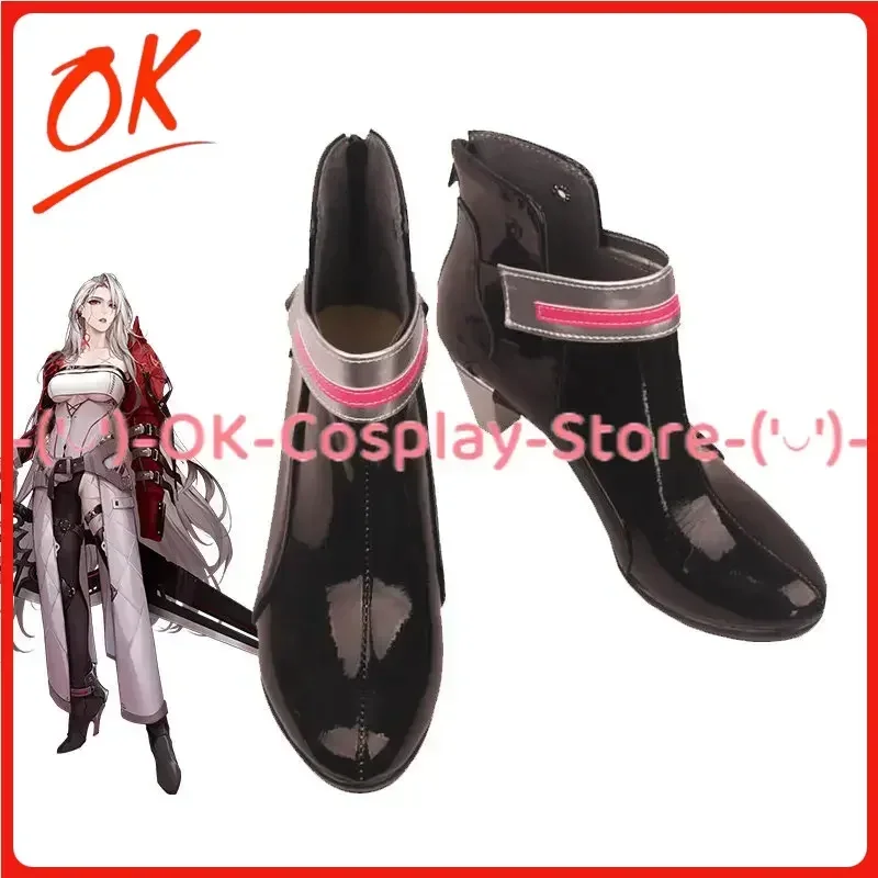 [Customized Size] Path to Nowhere Ninety Nine Cosplay Shoes Game Roleplay Costume Prop Halloween Carnival Party Boots PU Leather