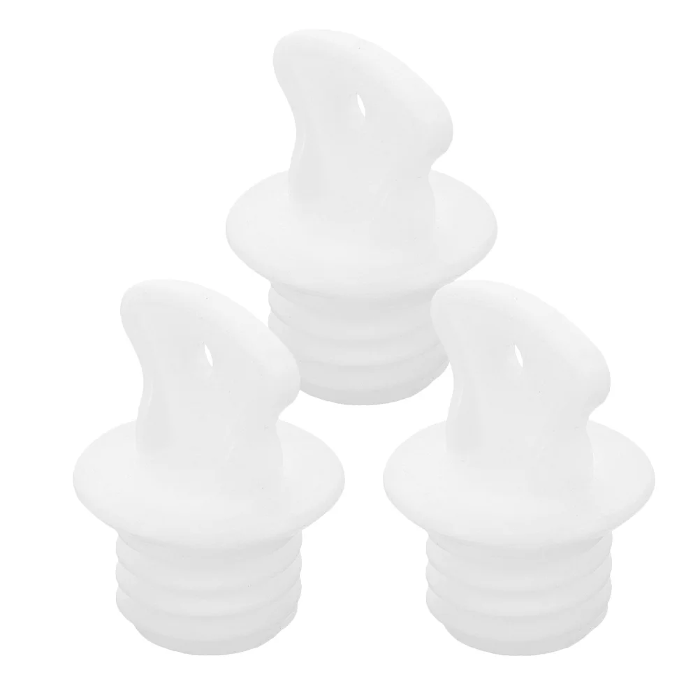3Pcs Practical Hot Water Sack Plugs Simple Shape Craftsmanship Sealing Hot Water Bag Stoppers Sealing Stopper Rubber Stopper