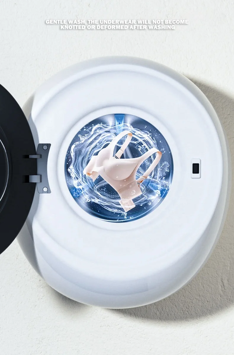 غسالة 3 كجم 220 فولت RV مثبتة على الحائط، غسالة ذكية عاكسة متعددة الوظائف #3