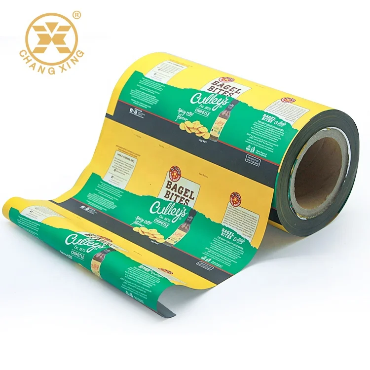 Food Grade Custom Print OPP/CPP Food Packaging Plastic Film Roll Stock Snack Chips Wrap Plastic Laminated Film
