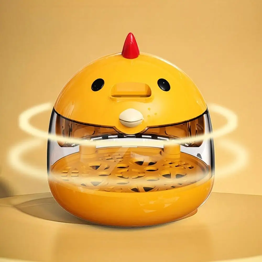 Mini Egg Incubator Light Transparent Window Automatic Temperature Humidity Control 5 Eggs Poultry Hatching Machine For Home C4Z4