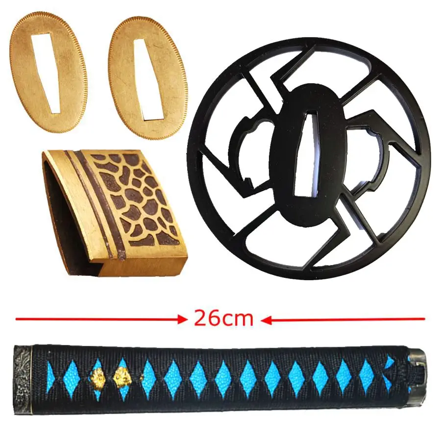 

Отличный набор фурнитуры Tsuka Tsuba Menuki Fuchi индивидуальный набор фучи хабаки сеппа для японского меча Катаны вакизаси Танто Odachi
