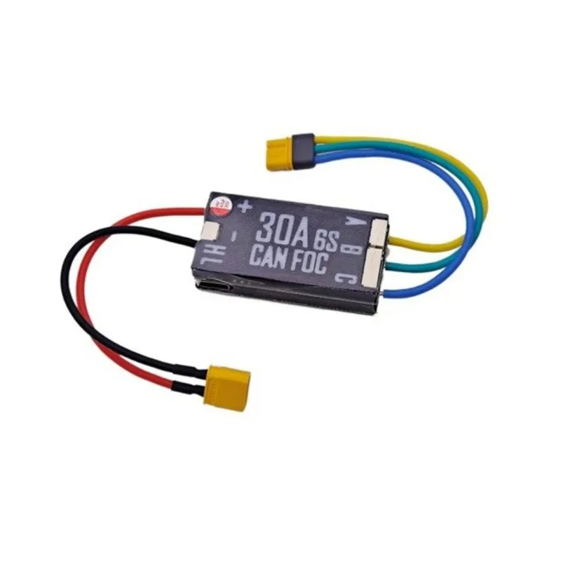 30A 6S FOC CAN Electronic Speed Controller for M2006 M3508 Motor Replace C610 C620 Sensorless Encoder Support PWM Control