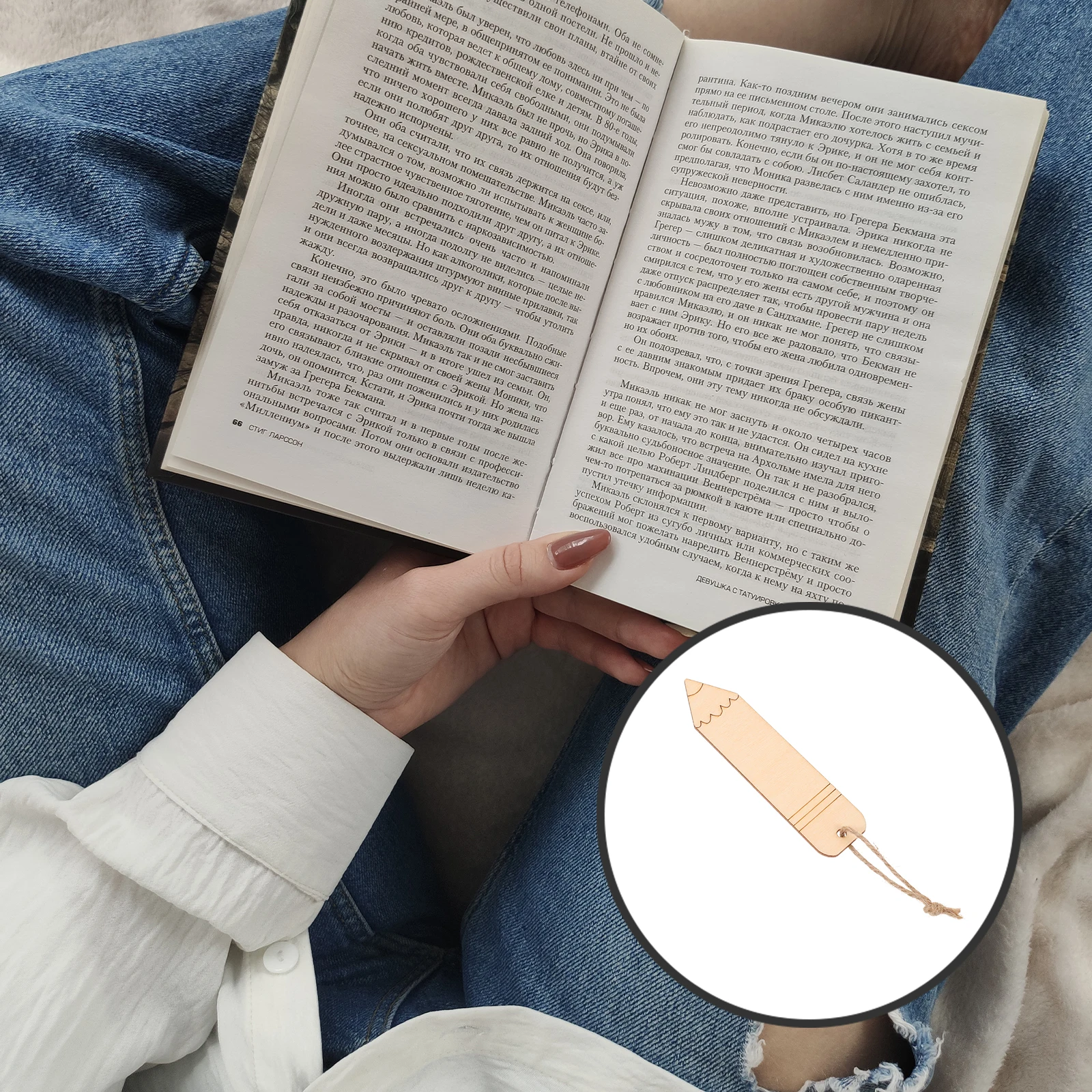 10 шт. деревянные закладки «сделай сам»