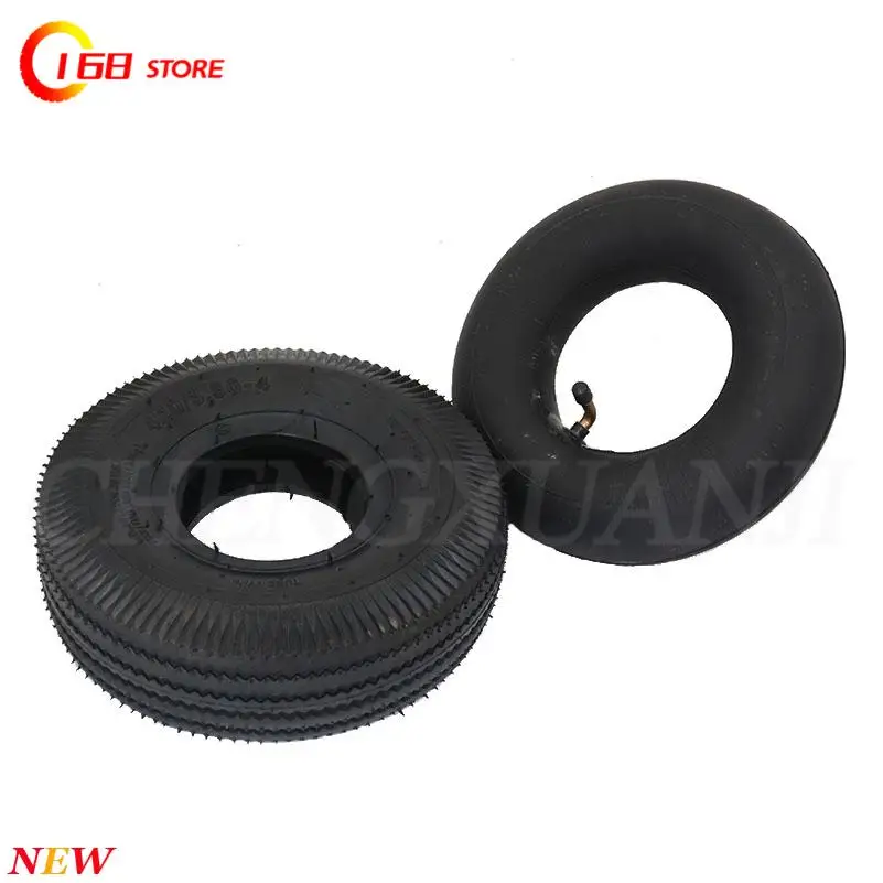 

Good Quality 4.10/3.50-4 Inner Outer Tyre 410/350-4 Pneumatic Wheel Tire for Electric Scooter, Trolley Accessories
