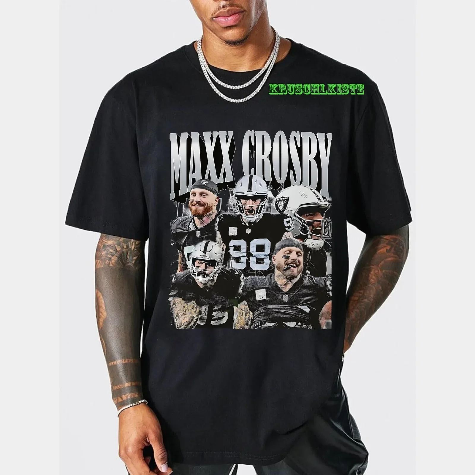 Maxx Crosby Shirt Vintage 90s Retro Classic Graphic Tee Bootleg Best Seller Unis