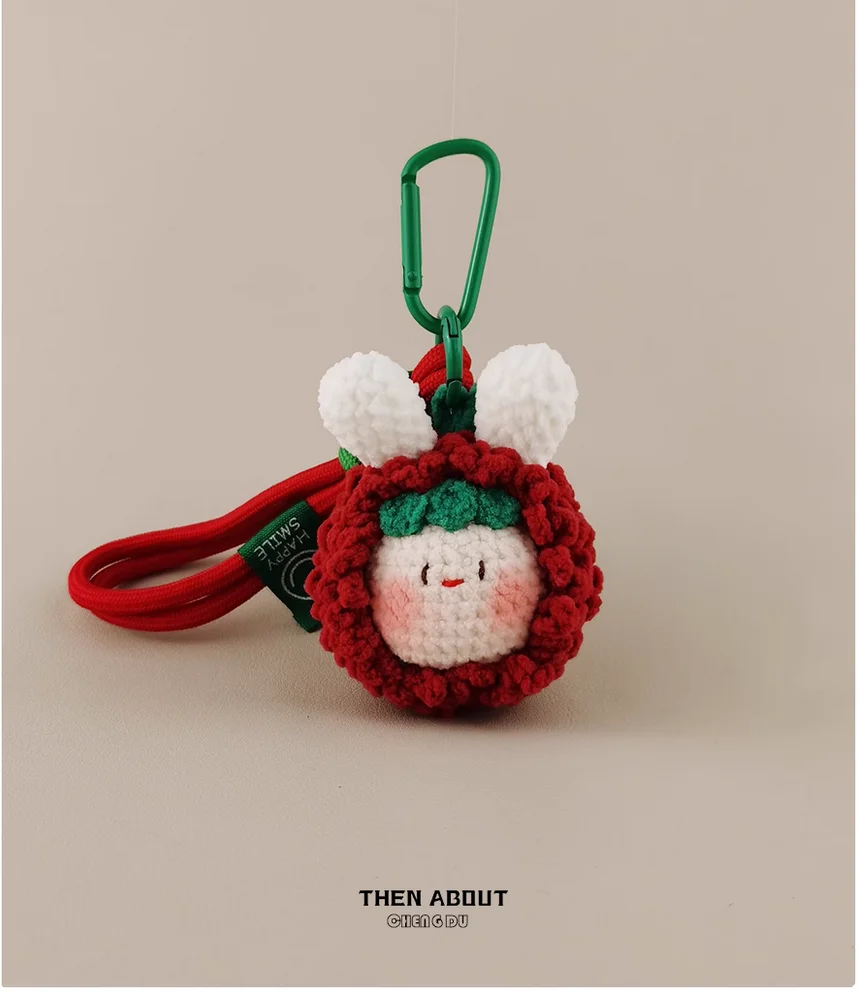 Yangmei rabbit air mass cute girl Keychain bag pendant bag ornaments high sense gift