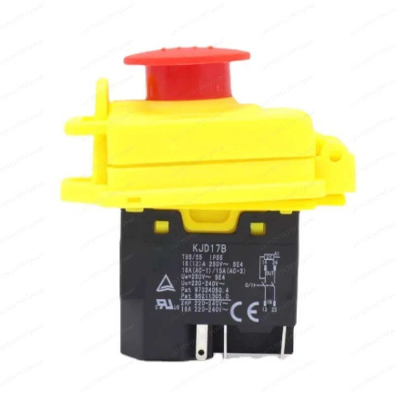 KEDU KJD17B electromagnetic switch KJD17GF with undervoltage protection overload high current emergency stop waterproof 4/5pin