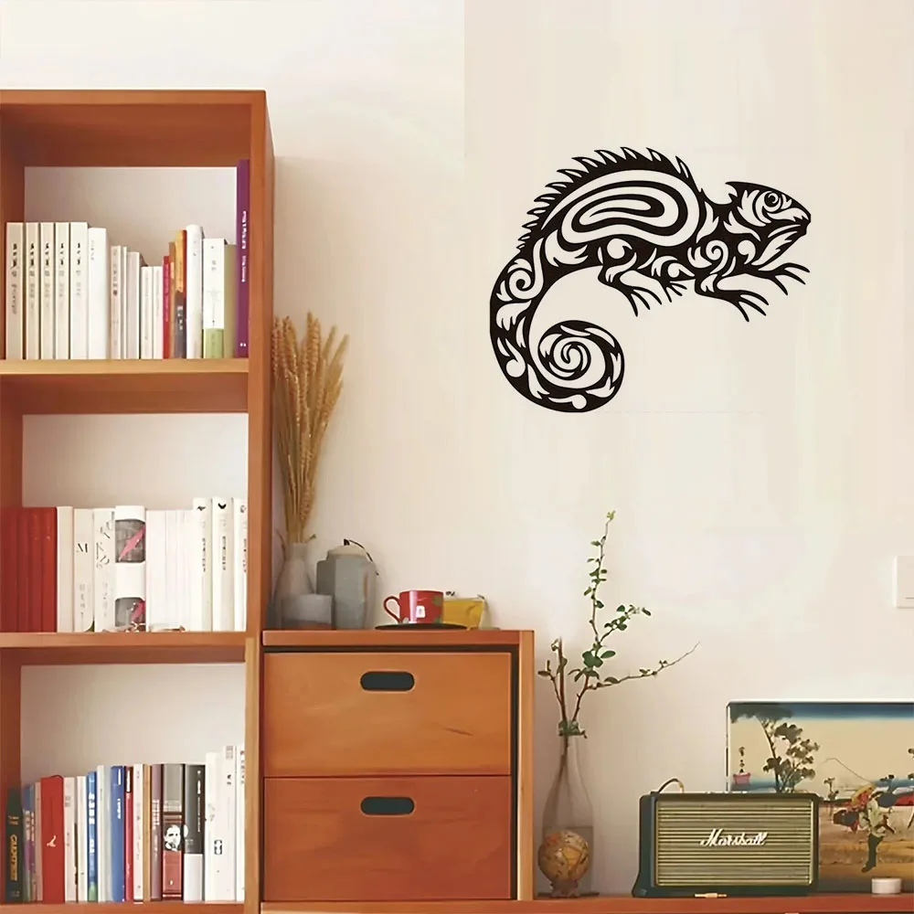 CIFBUY Hollow Out Lizard Metal Wall Art Iron Hanging Sculpture Indoor Outdoor Home Decor Unique Gift