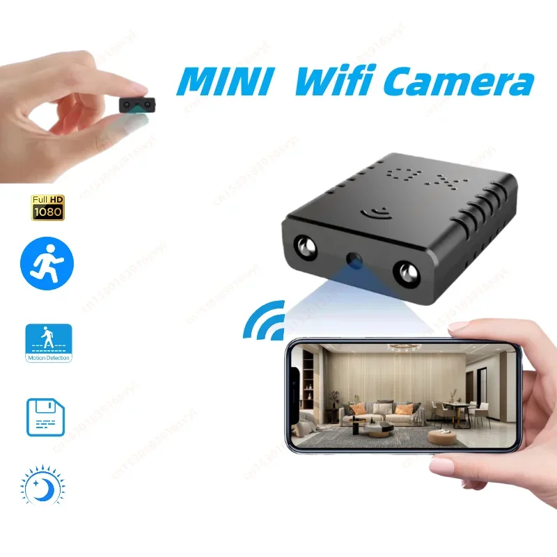 1080P HD Mini Camera Wifi Smart Home Security Small Camcorder Night Vision IP Webcam Motion Detection Alarm Invisible Espia Cam