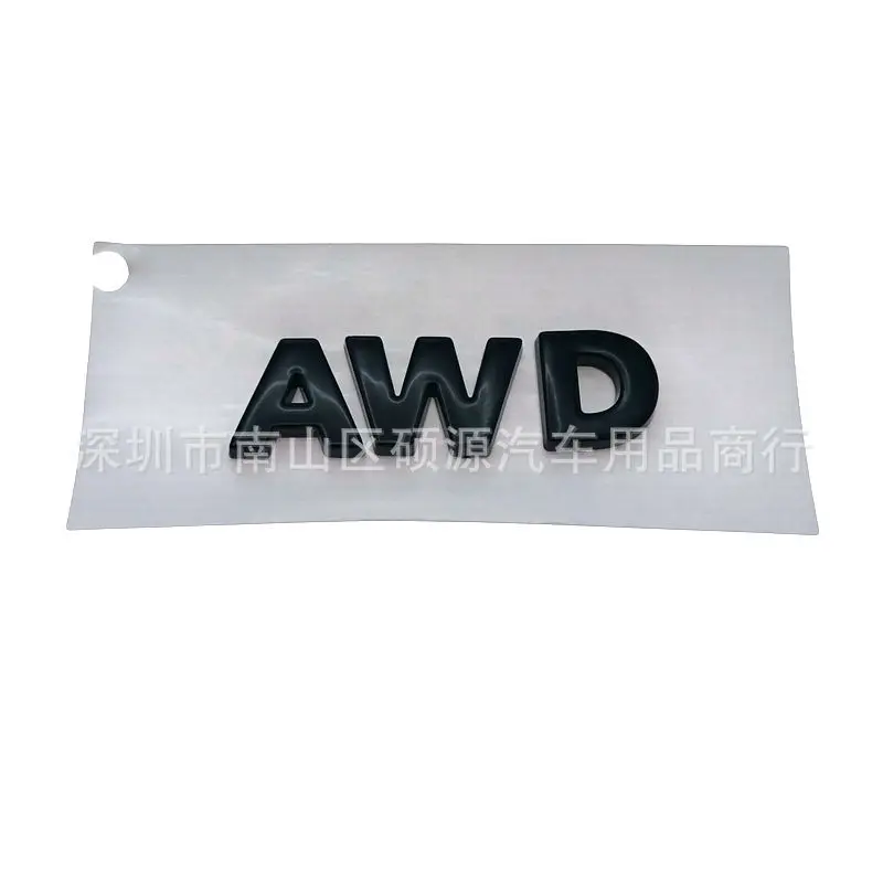 3D ABS AWD Rear Trunk Side Fender Emblem Badge Sticker For Geely Xingyue SUV Car Styling Tuning