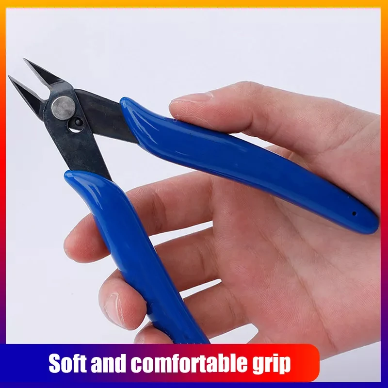 Side Cutting Basic Pliers Model Toy Building Tools Electrical Wire Cable Cutters Side Snips Flush Stainless tools for Tamiya