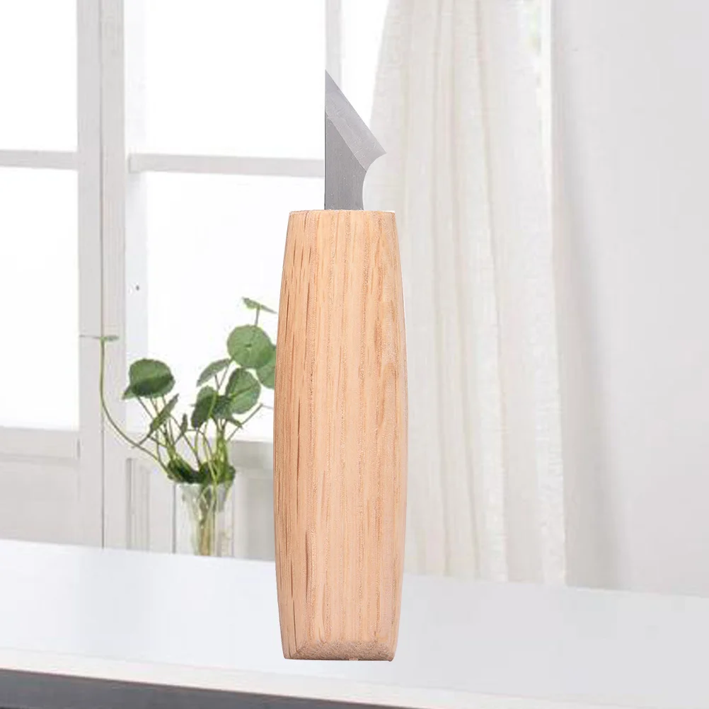 الخشب نحت عدة الكروم الفاناديوم قطع رئيس اليد نحت إزميل مجموعة مصقول المعادن بت الصلبة مقابض أدوات النجارة #6