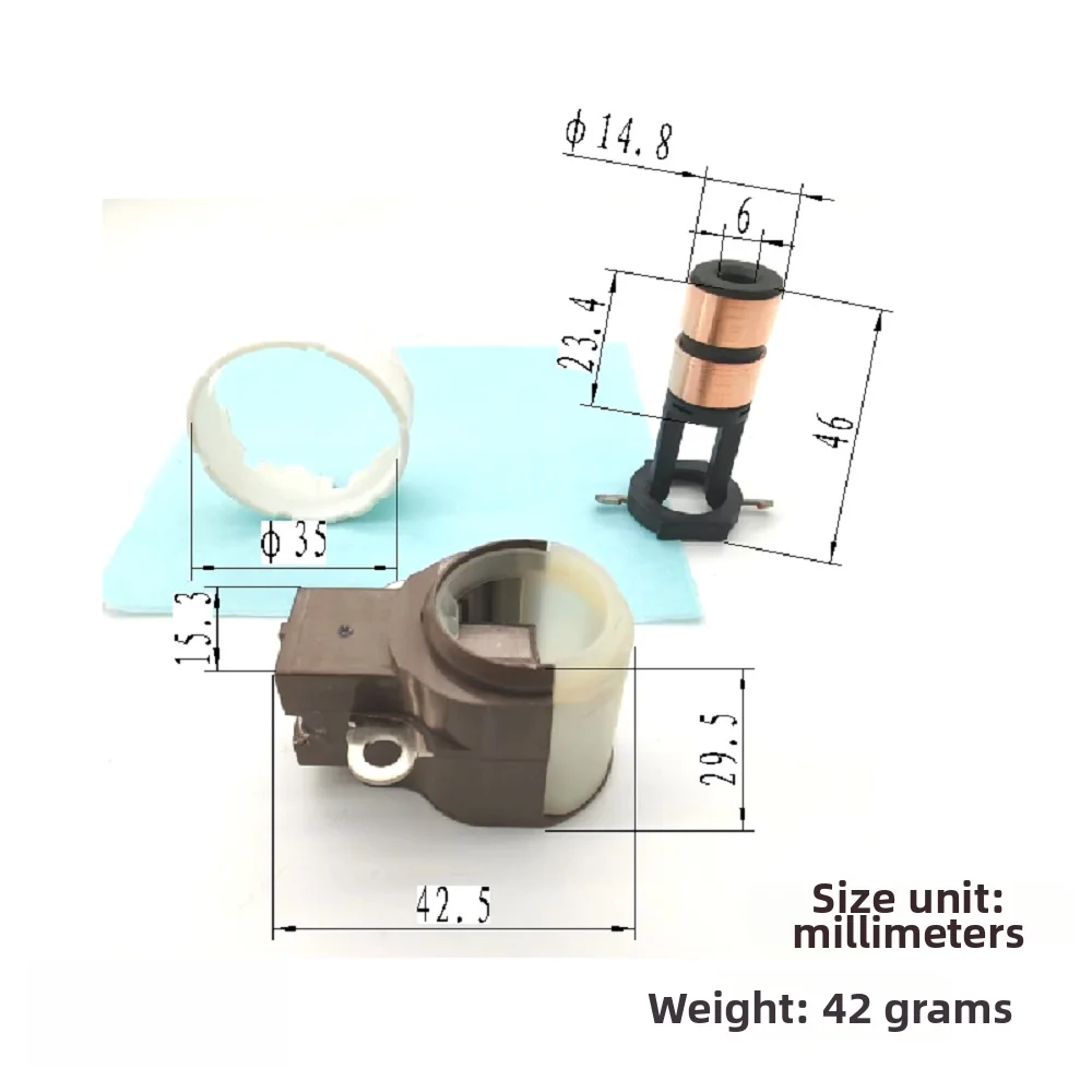 Car Alternator Repair Kit for Denso Style Units Includes Pure Copper Windings Low Internal Resistance and Heat Resistant Casing