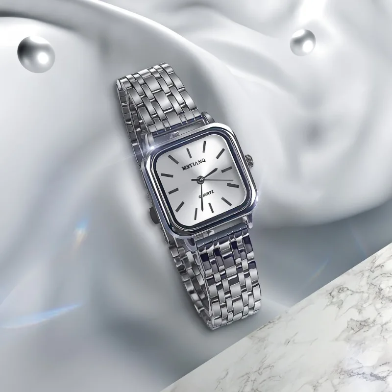 ساعة كوارتز رقمية صغيرة الحجم للنساء، ساعة كوارتز عالية الجودة لطلاب المدارس الثانوية، هدية عيد ميلاد كورية