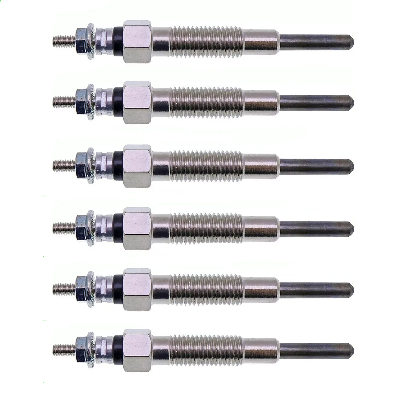 1/4/6pcs Glow Plug NI 1106510T01 NI11065-10T01 For Nissan Patrol GR Y60 4.2D Engine TD42