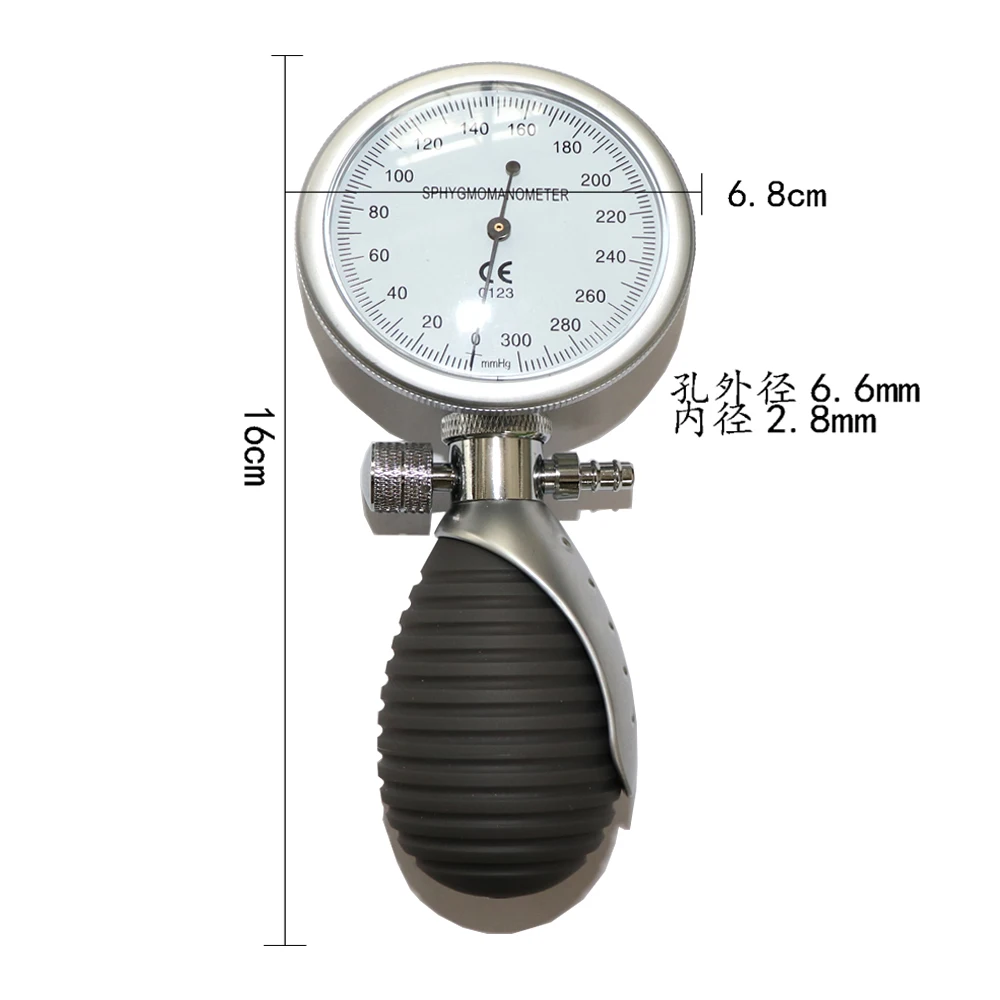 مقياس عرض الضغط المحمول باليد مع كرة PVC