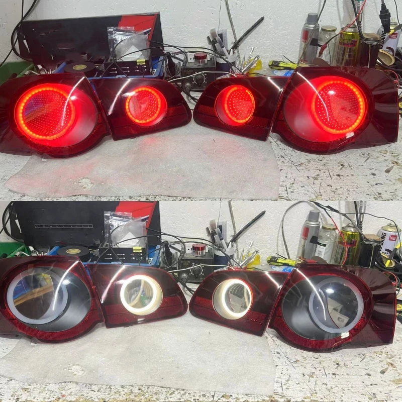 Car Custom Taillights for Volkswagen VW PASSAT B6 R36 Estate Variant Modified Rear Lamp Turn Signal Brake Lamp