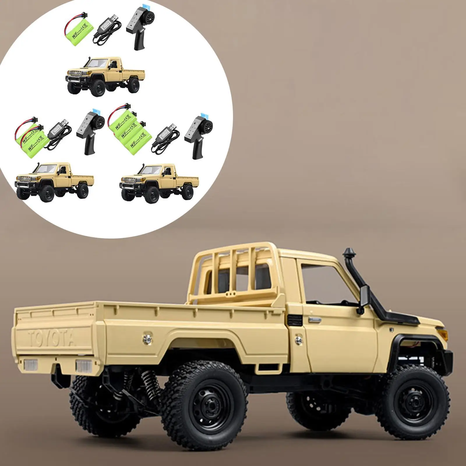 1/12 RC Crawler Car 4WD Road RC Truck Hobby Toy 4WD Electric Toy Car Simulated