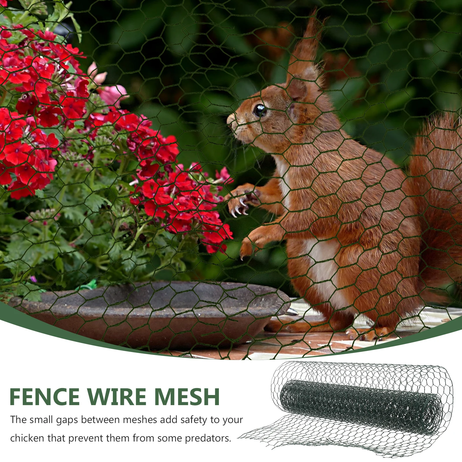 

Green Coated Wire Iron Wire Net For Livestock Net 40cmx200cm Durable Fence Mesh for Garden Plants Livestock Protective