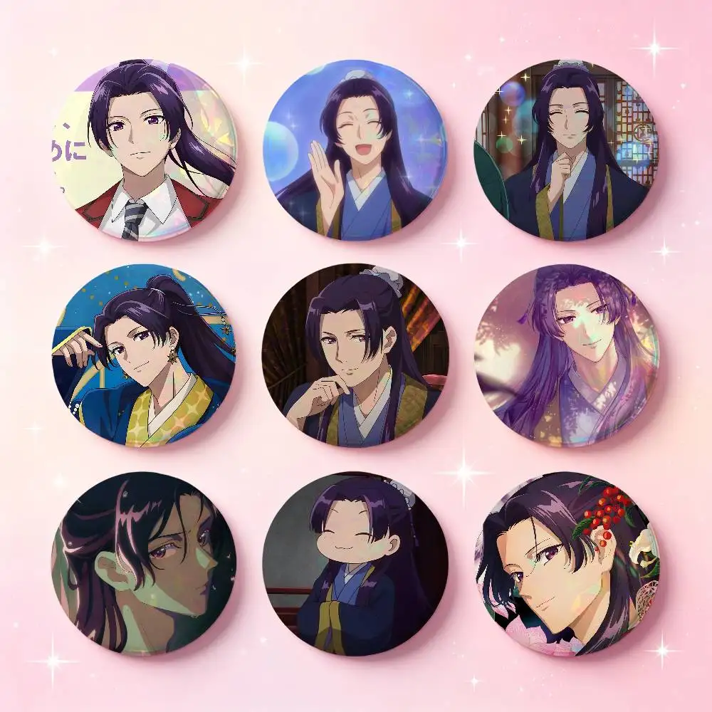 Jinshi Anime Character Badges Button Round Creative Pin Brooch Badge Bag Decor Accessories Fans Collect Friends Gifts