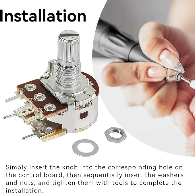 Medicool Pro Power Speed Knob Nagelboor Vervanging Professionele nagelboor met besturingskaart Snelheidsknop