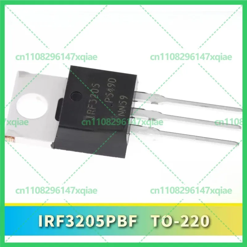 50-100PCS IRF3205PBF In-Line TO-220 1 N-Channel Power MOSFET FET