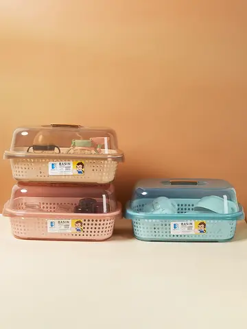 먼지 방지 수납함 캐주얼 식기 다용도 박스 식탁 박스 식기 수납함 식기 박스 식기 캐주얼 식기 수납함 식기 박스 수납함