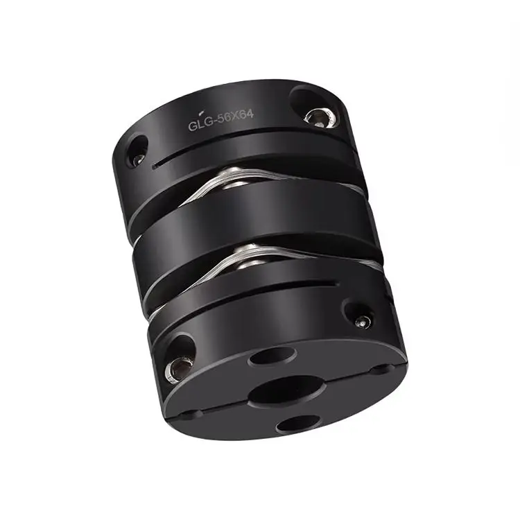 

new Transmission GLG45 # steel high rigidity double diaphragm coupling, high torque precision elastic coupling keyway