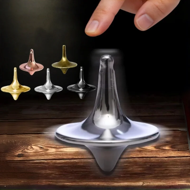 Metal Fidget Spinner Stress Relief Toy Non-Resistance Rotating Gyroscope Small Whirlwind  EDC Anxiety Relief Gift for Adults Toy
