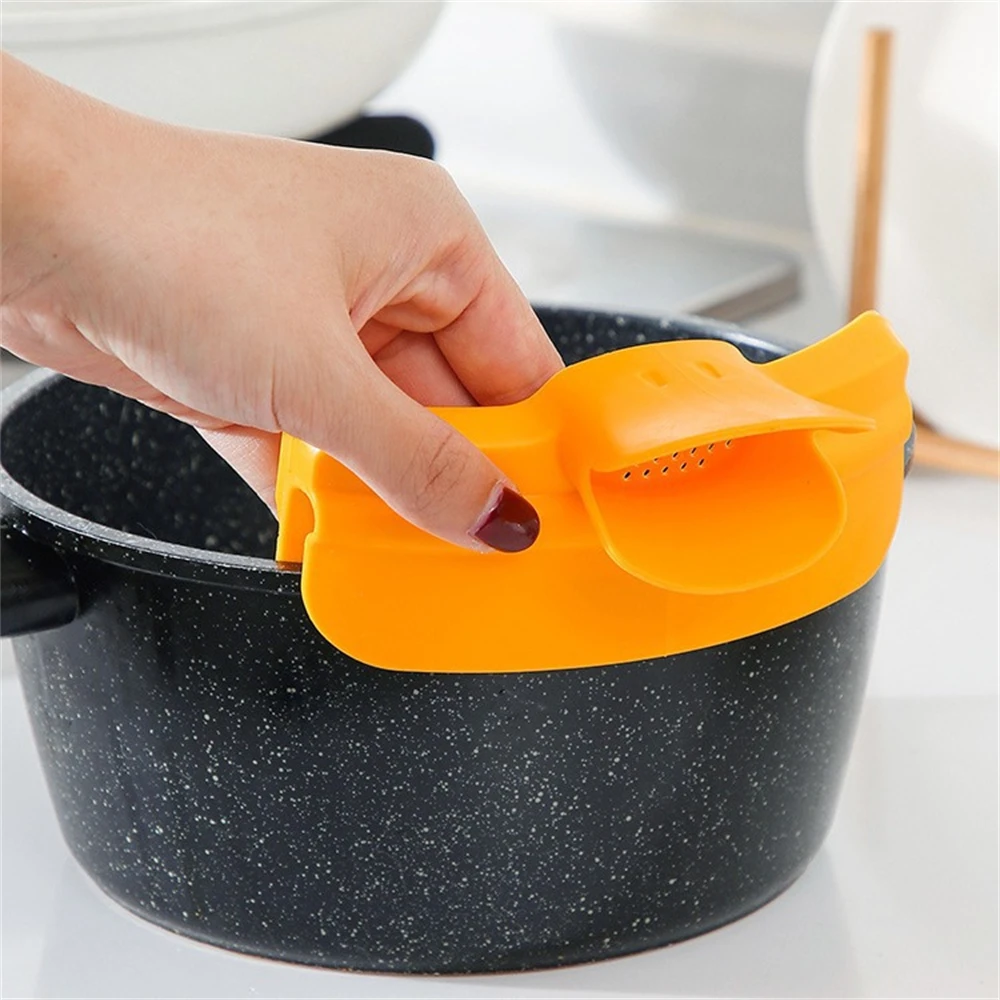 こぼれ防止スープ液体漏斗キッチン用品ポット丸口エッジフローガ - Kitchen Gadgets Guide のレビューと価格