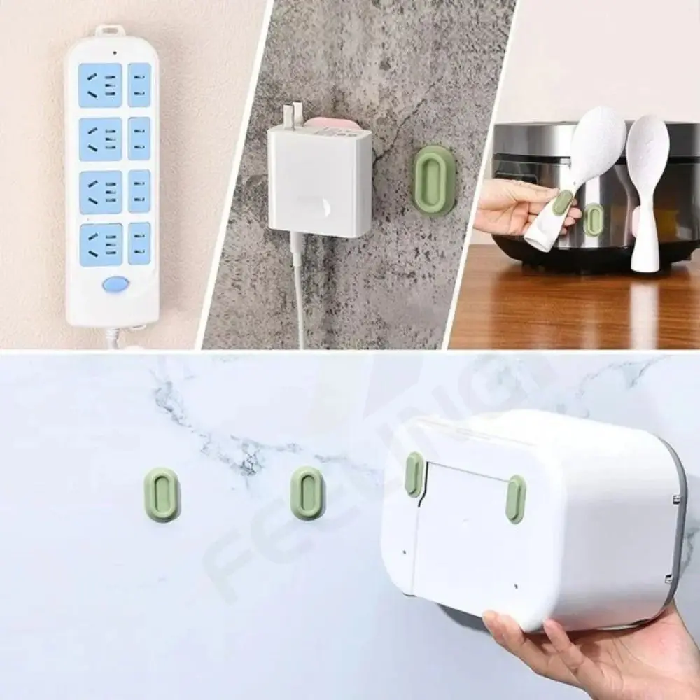 New Wall-mounted Magnetic Control Holder Silicone Traceless Remote Control Organizers Self-Adhesive Magnetic Sticker Hook
