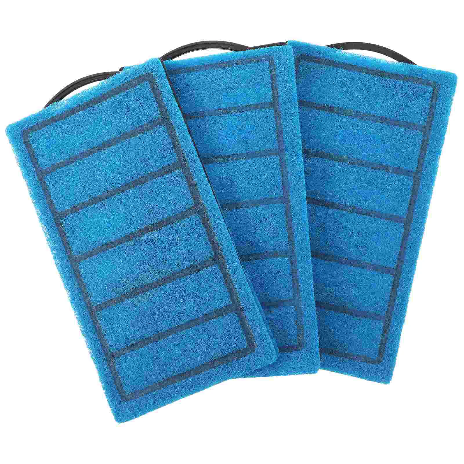 

3 Pcs Fish Tank Filter Carbon Plate Replacement Aquarium Water Internal External Pads Sponge Cover Impurities Accessories