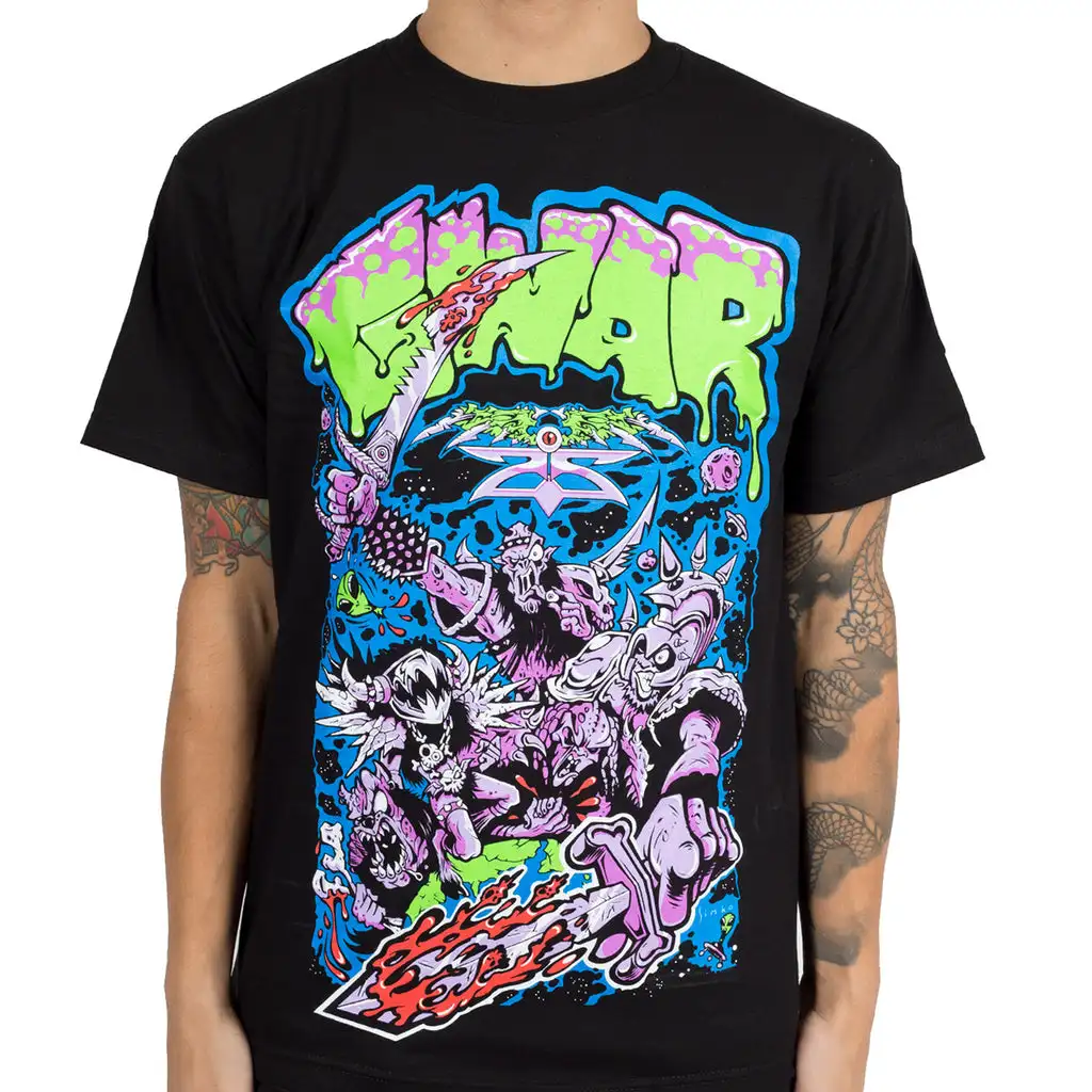 T-shirt en coton avec motif Y2k Gwar Band, unisexe, manches courtes, marque de mode, luxe, décontracté, Vintage, rétro, été