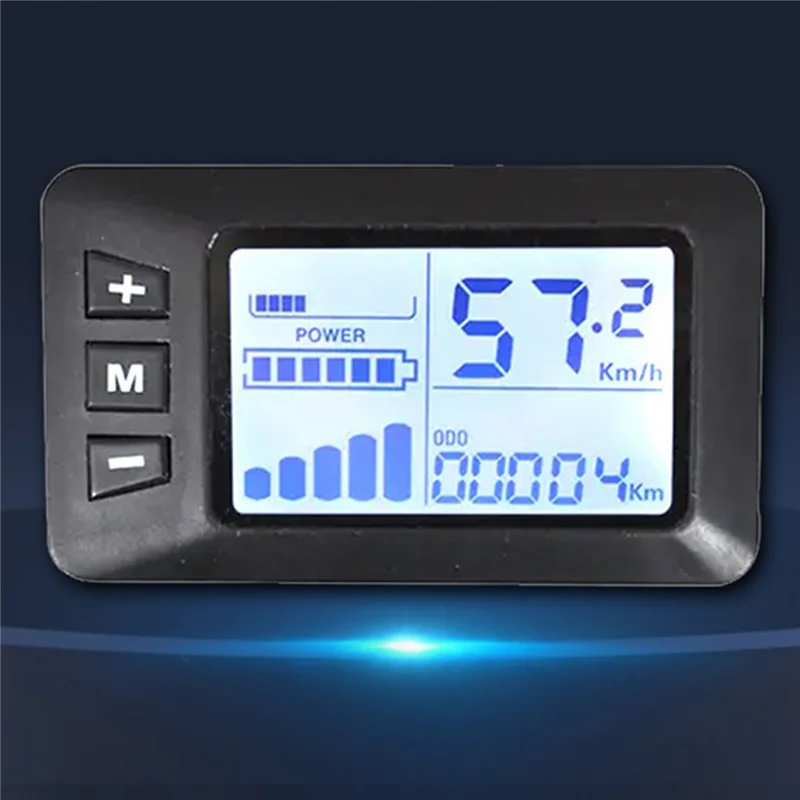 Pengontrol Pengganti Ebike Sepeda Listrik Ketat G51 Layar LCD 5Pin Konektor Tahan Air Akselerator Skuter Listrik