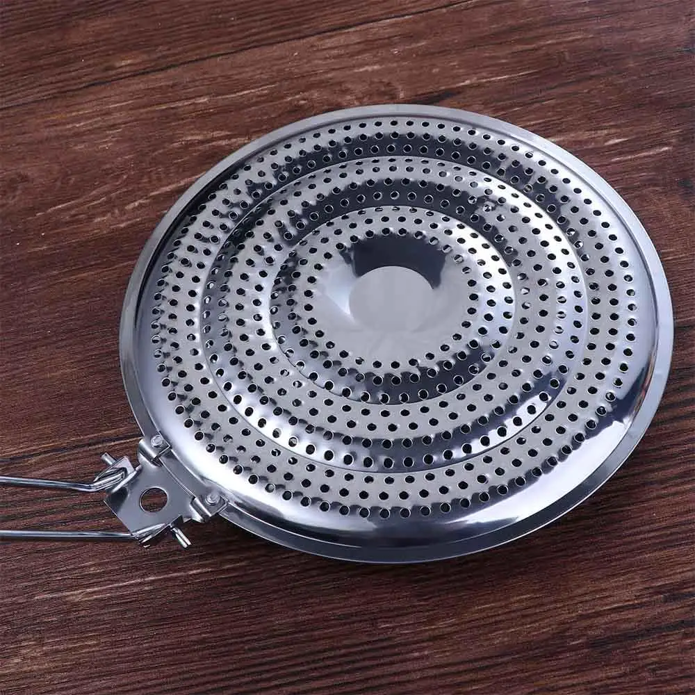 

Cooking Kitchen Stainless Steel Milk Hanging Coffee Flame Guard Simmer Plate Heat Diffuser Reducer