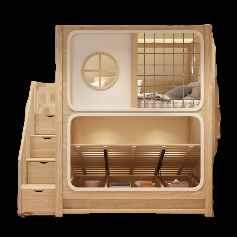 Kids Bed Kids Bedroom Furniture Children's Family Girl Beds Letto Bambini Children's Montessori Bed Wood Children's Bed image 5