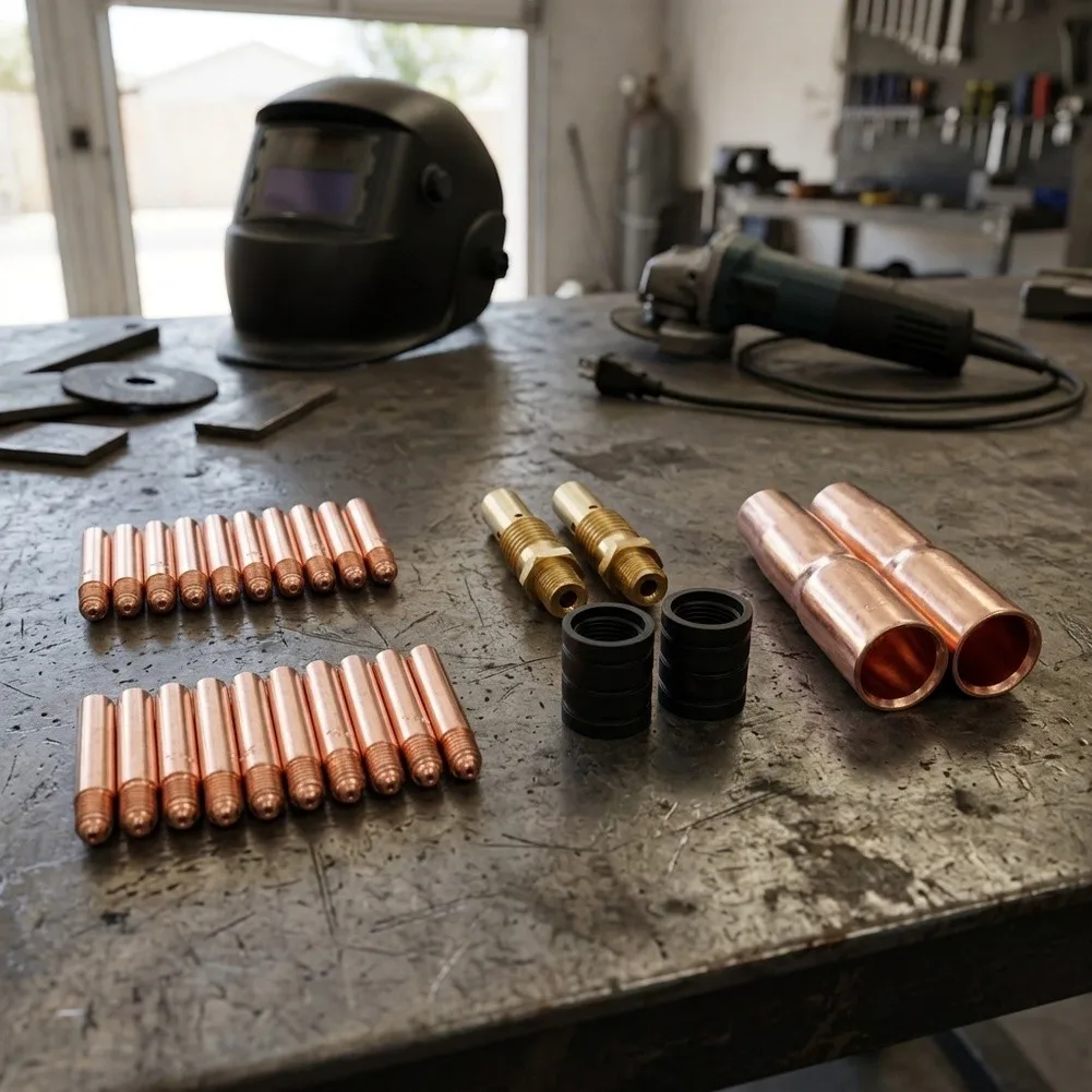 For MIG Welding Accessory Kit FOR Lincoln For Magnum 200 250 Compatible with Nozzle Diffuser Adapter Set 22 50 52 32
