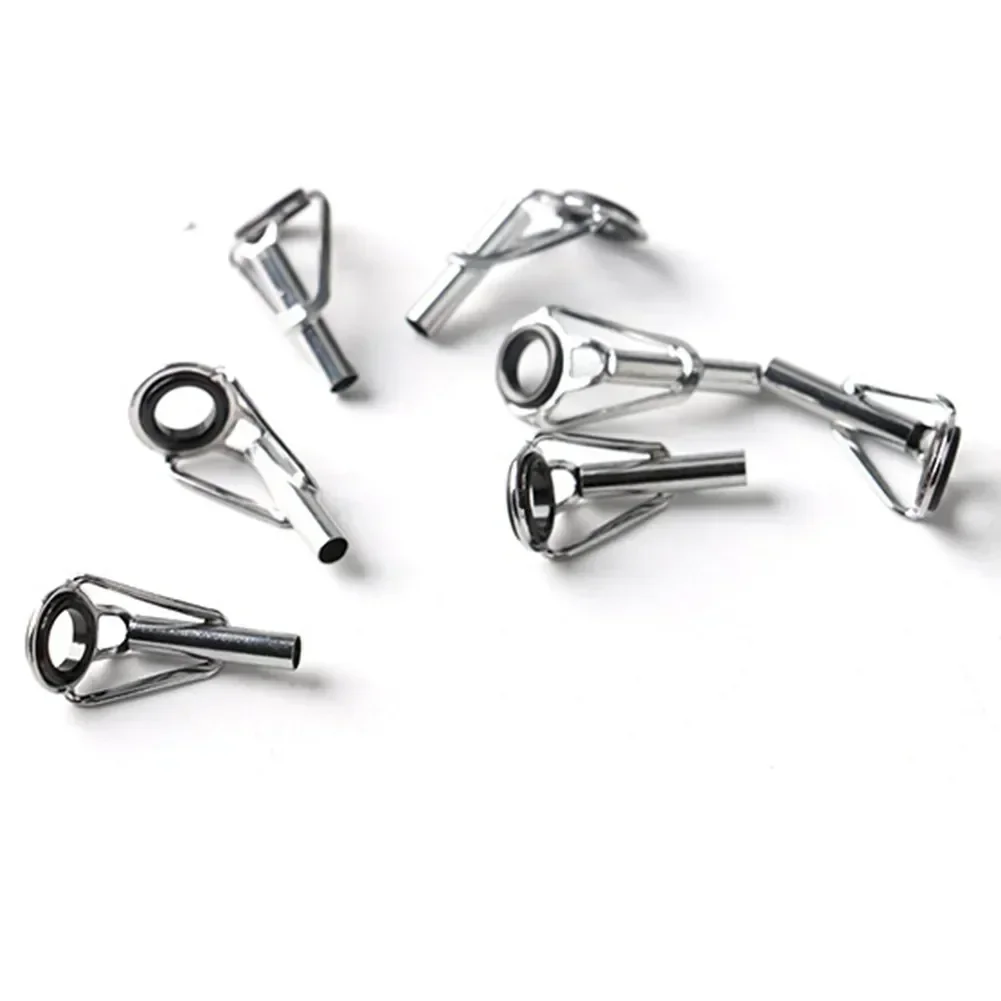 5pcs/set fishing Rod Tip Top Guide Ring For Spinning Casting Rods Repair Building Pole Eye Line Ring Frame Pesca fishings tools - view 5