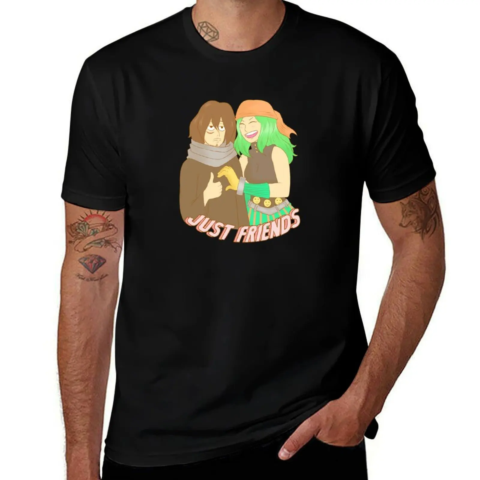 

Just Friends- Aizawa and Miss Joke T-Shirt t shirts for man graphic funny cotton t shirts high quality T-Shirt