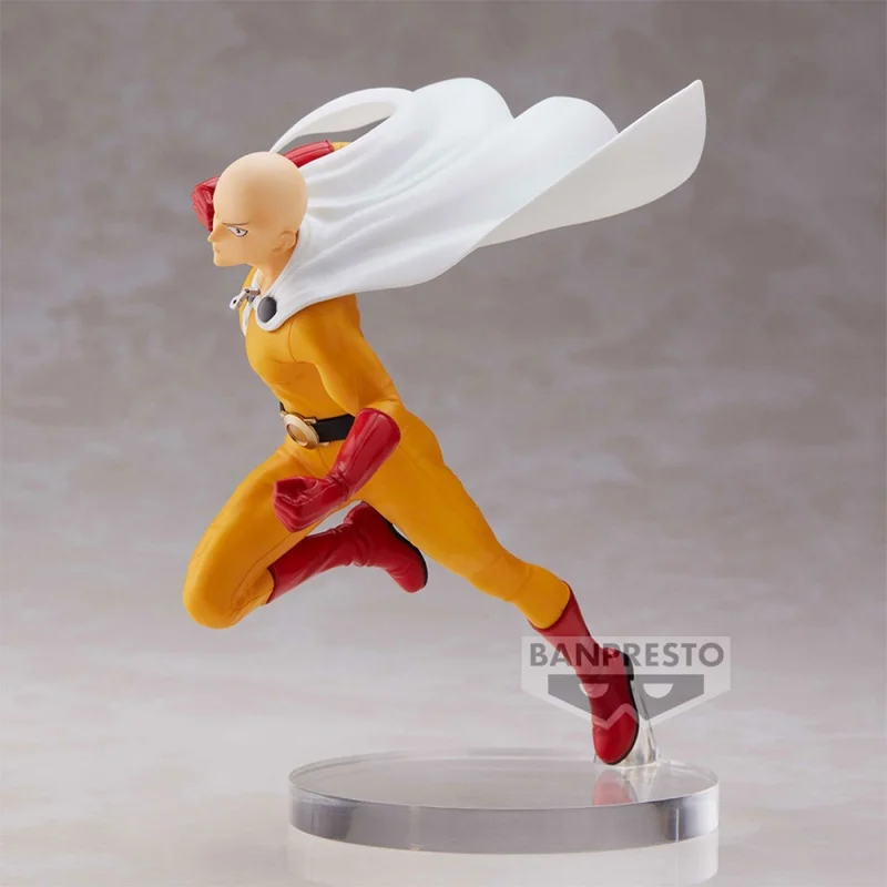 BANDAI Anime One Punch Man Saitama Genos figuras de acción estatua de Pvc modelo muñecas adorno coleccionable juguetes para niños regalos para niños