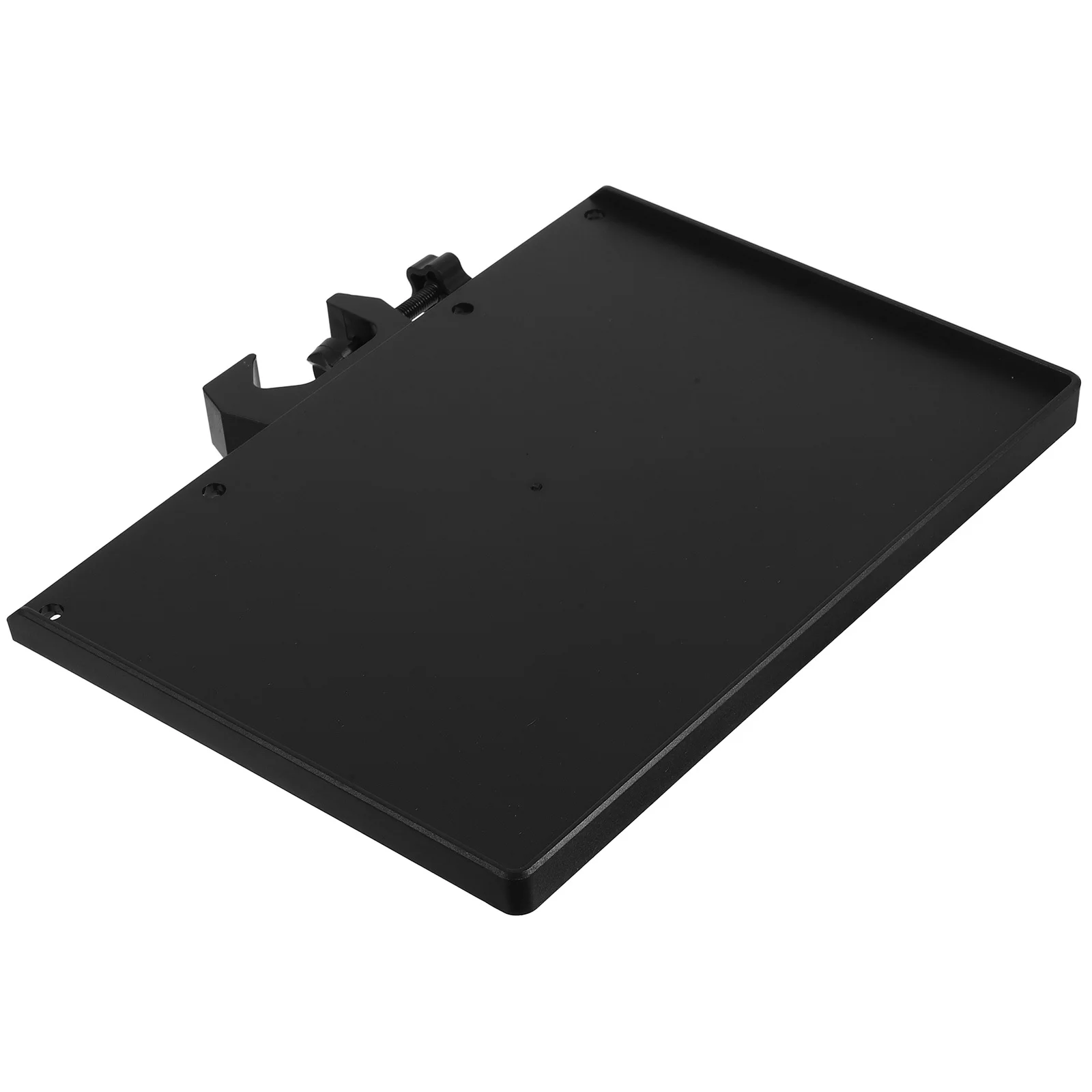 

Microphone Sound Card Tray Metal Durable Smooth Surface Microphone Stand Shelf Phone Clip for Streaming Podcast Video Chat