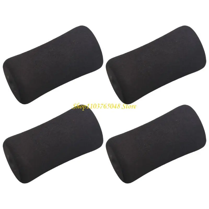 R53E 4Pcs Roller Pad for Leg Extension Roller Pad Foot Pad Roller Replacement Foot Pad Roller Sleeve Training Machine Sleeve