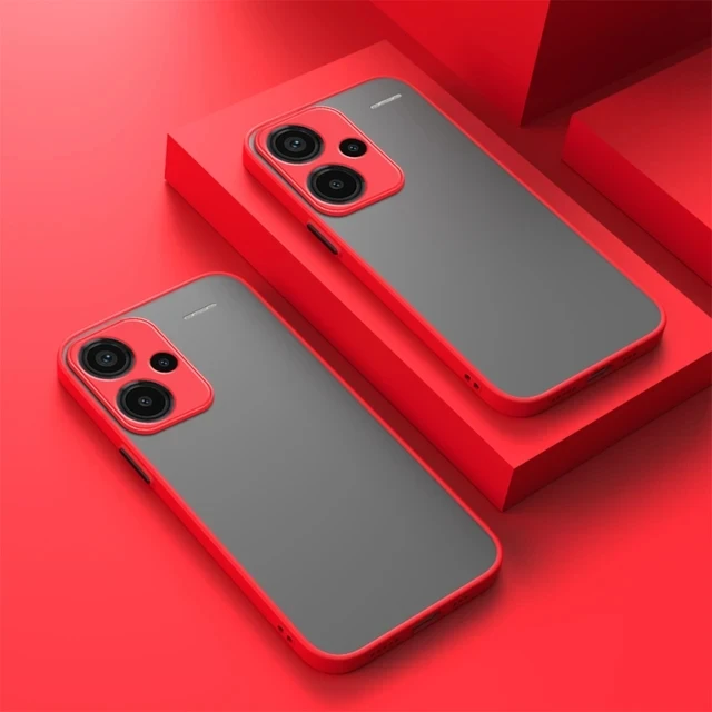 Stoßfeste, matte Rüstungshülle für Xiaomi Redmi Note 13 Pro+ 5G, weiche TPU-Stoßstange, klare Hart-PC-Abdeckung für Redmi Note13 Pro 4G 5G – Detail 7
