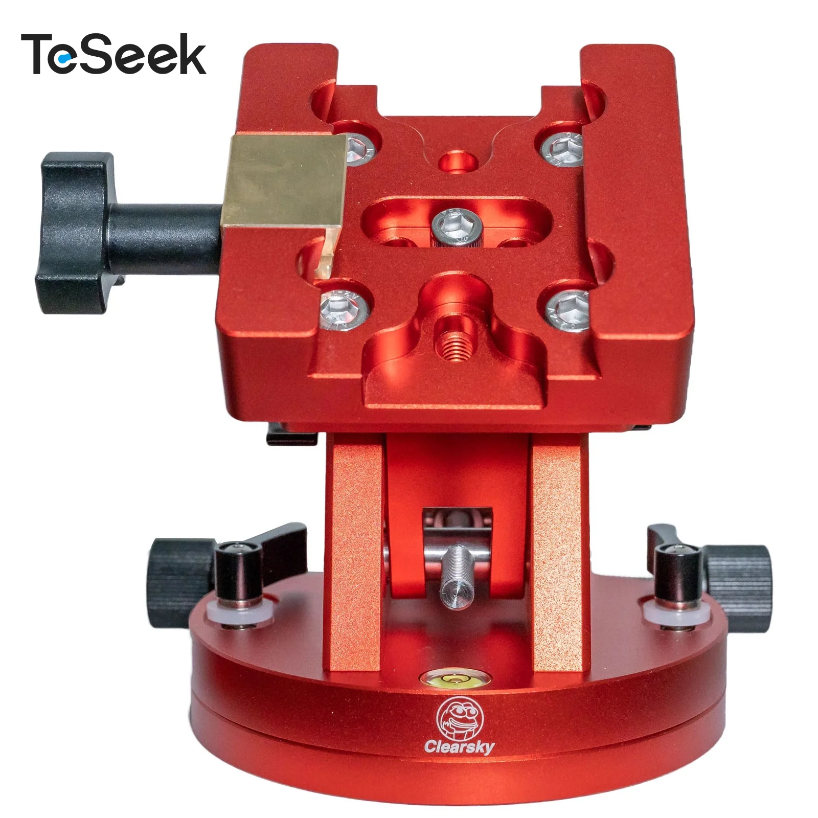 TeSeek Latitude Adjustment Base with Dovetail Slot 39KG High Load Capacity Astronomical Accessory for Equatorial Mount