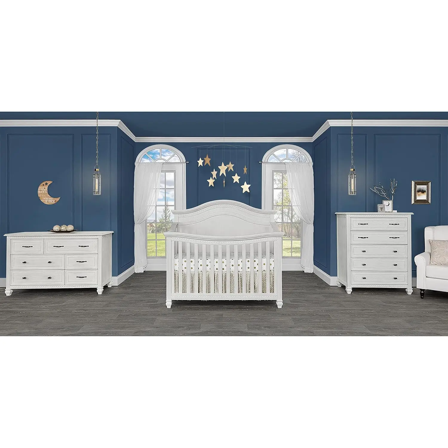 

3 Mattress Height Settings, Wooden Nursery And Bedroom Furniture, Baby Crib